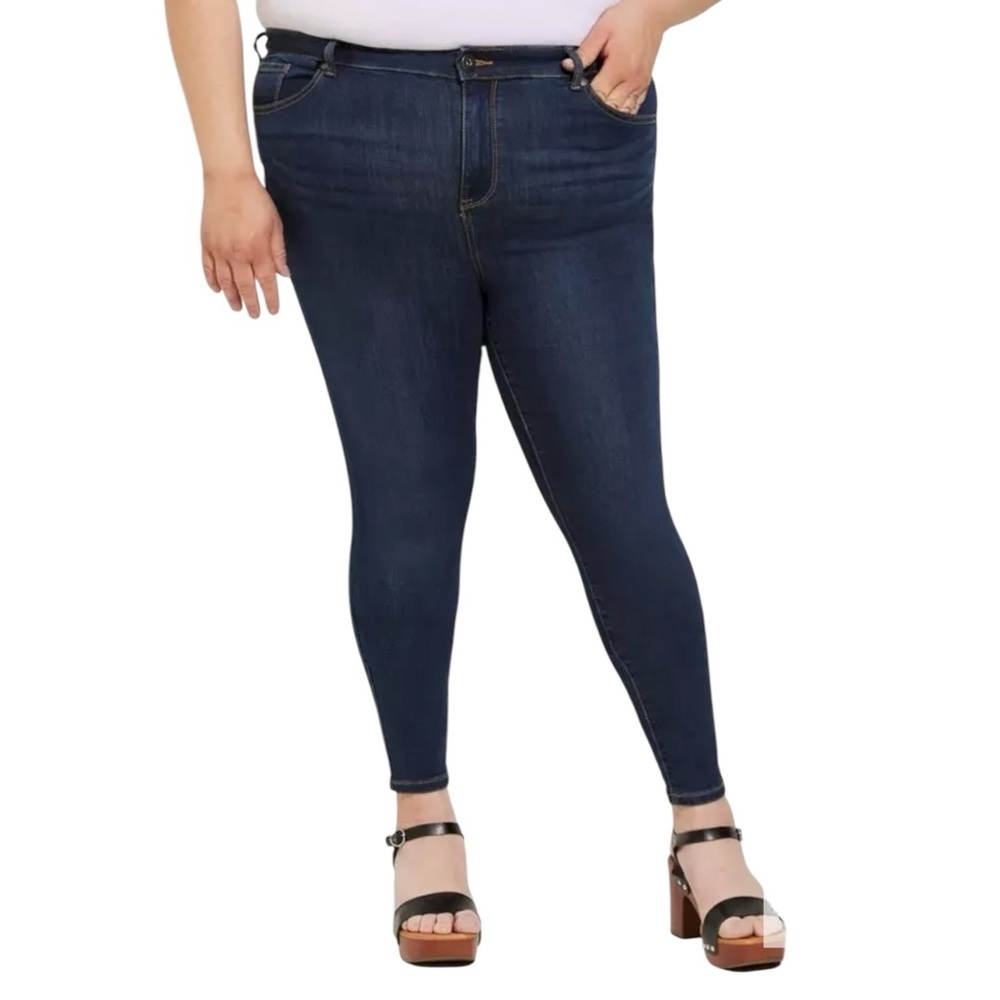 🌻NEW w.tags TORRID MidFit Skinny Super Soft High-Rise Jean Size 18Tall